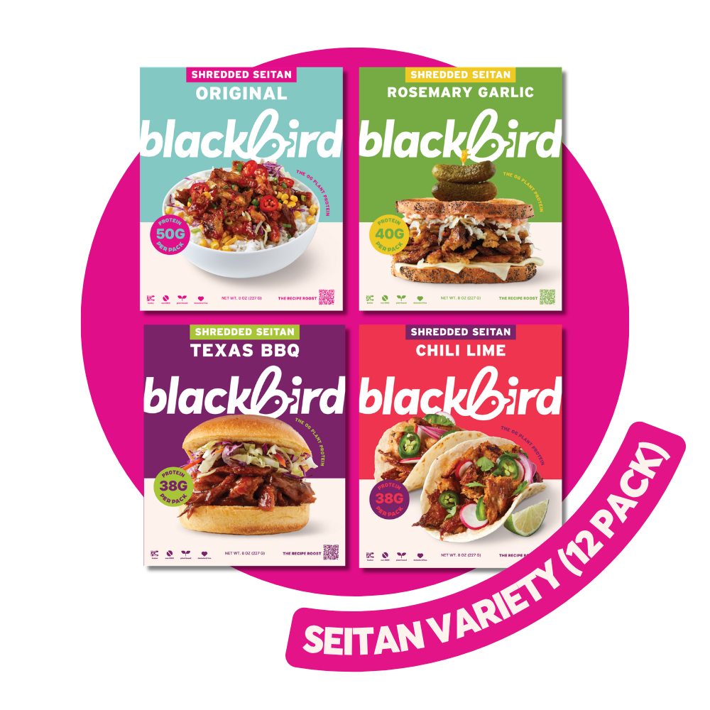 さんかく　soy it Seitan Variety Pack (12 Pack) — Blackbird Foods